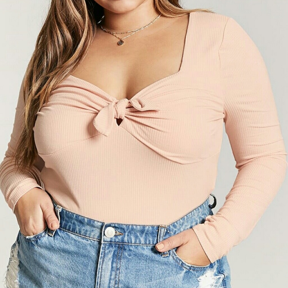 Tie front top